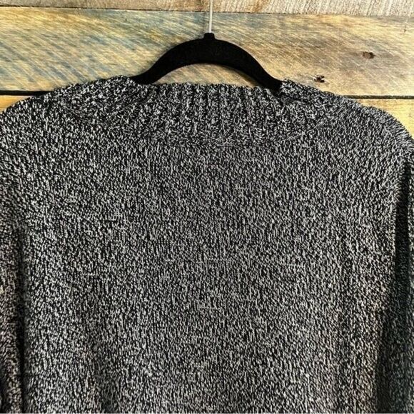 Fashion Bug Gray Marled Knit V Neck Sweater Size 3X - Picture 5 of 8
